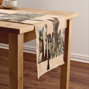 "Alpacas: A Furry Friend Behind the Name" Short Table Runner