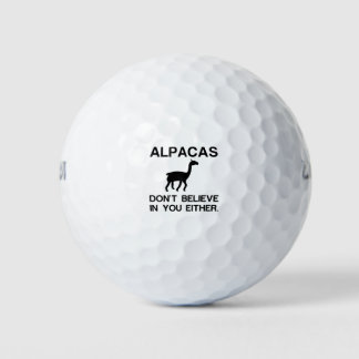 Alpacas Dont Believe Golf Balls