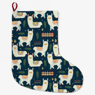 Alpacas/Llamas Large Christmas Stocking
