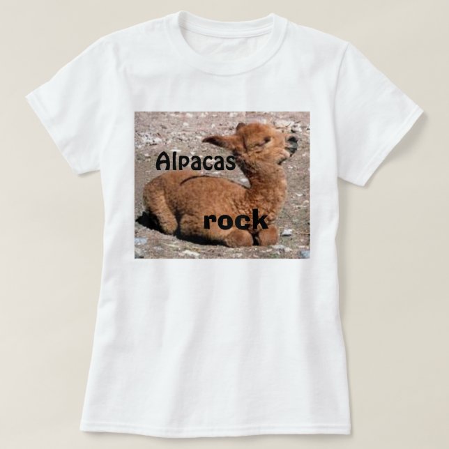 Alpacas ROCK T-Shirt (Design Front)