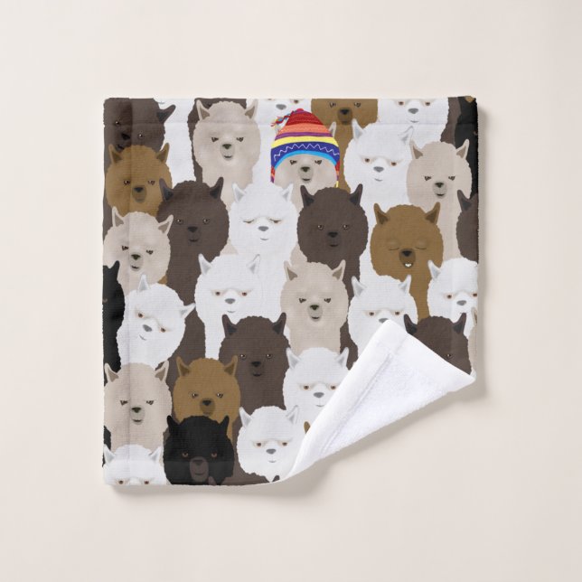 Alpacas Wash Cloth (Wash Cloth)