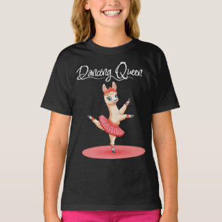 Alpaka dance ballet In Rosa Tutu Dancing Queen T-Shirt