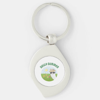 Alpaka party Hello Summer Alpaca partytime Key Ring