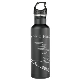 Alpe d Huez in France cycling design for men and w 710 Ml Water Bottle