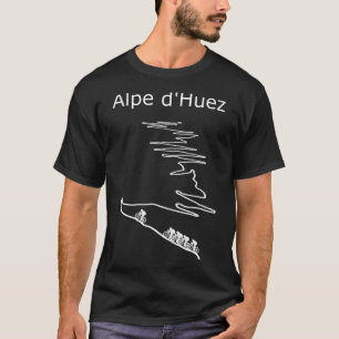 Alpe d Huez in France cycling design for men and w T-Shirt