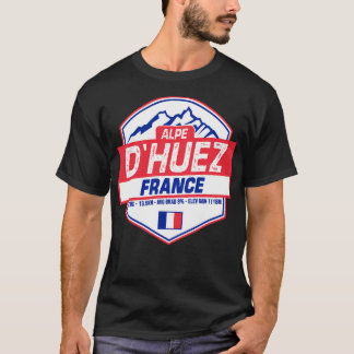 Alpe D'Huez Cycling France T-Shirt