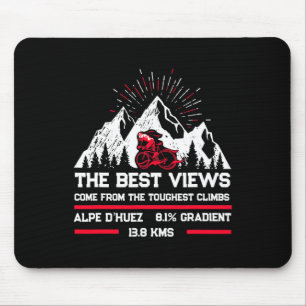 Alpe D'huez Cycling Mountains  Mouse Pad