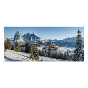 Alpe di Siusi winter landscape print