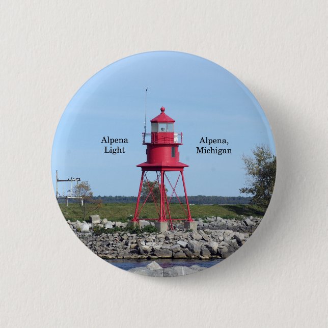 Alpena Light button (Front)