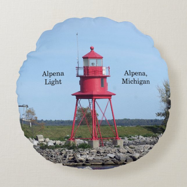 Alpena Light round pillow (Front)