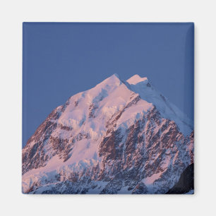 Alpenglow on Aoraki Mount Cook, Mackenzie 2 Magnet