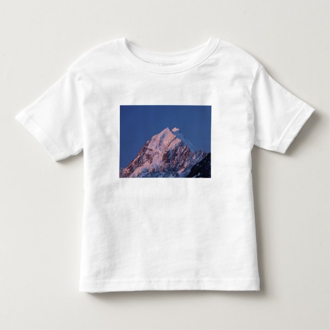 Alpenglow on Aoraki Mount Cook, Mackenzie 2 Toddler T-Shirt (Front)