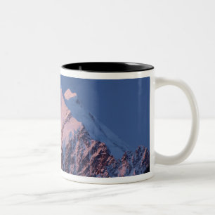 Alpenglow on Aoraki Mount Cook, Mackenzie 2 Two-Tone Coffee Mug