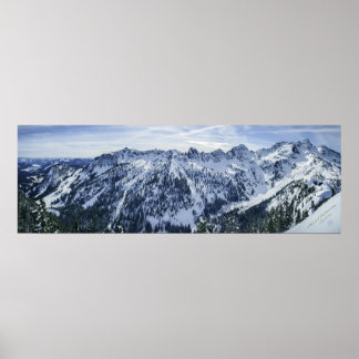 Alpental Backcountry Panorama Poster