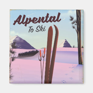 Alpental  King County, Washington ski poser Magnet