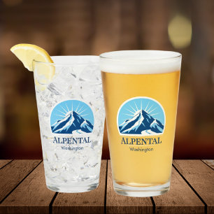 Alpental Washington ski resort area Shot glass