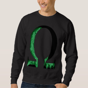 Alpha and Omega Artistic Psychedelic Caterpillar Sweatshirt