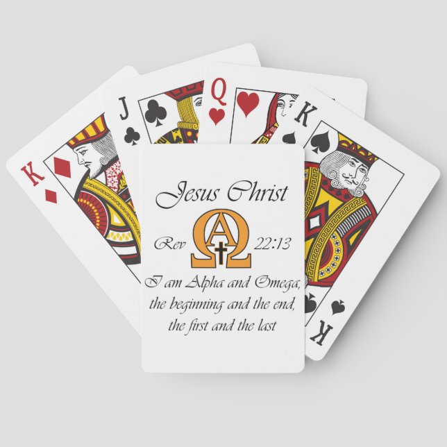 Alpha and Omega Playing Cards (Back)
