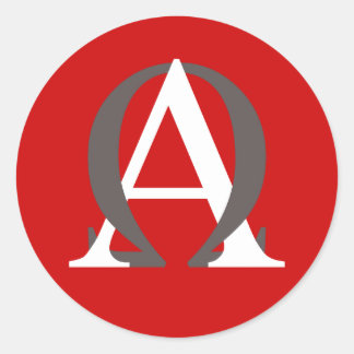 Alpha and Omega Sticker