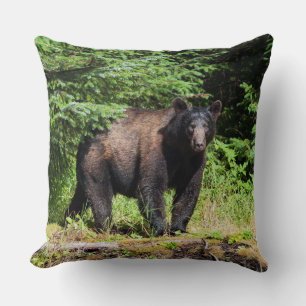 Alpha Black Bear Cushion