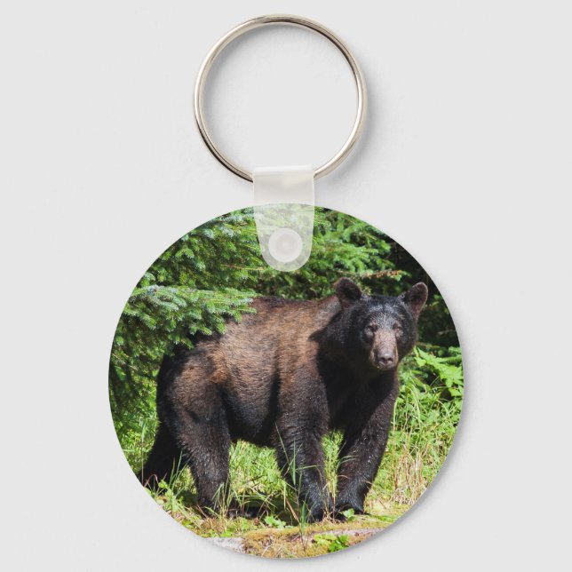 Alpha Black Bear Key Ring (Front)