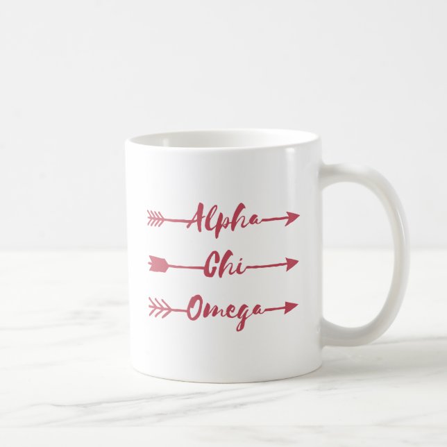 Alpha Chi Omega | Arrows Coffee Mug (Right)