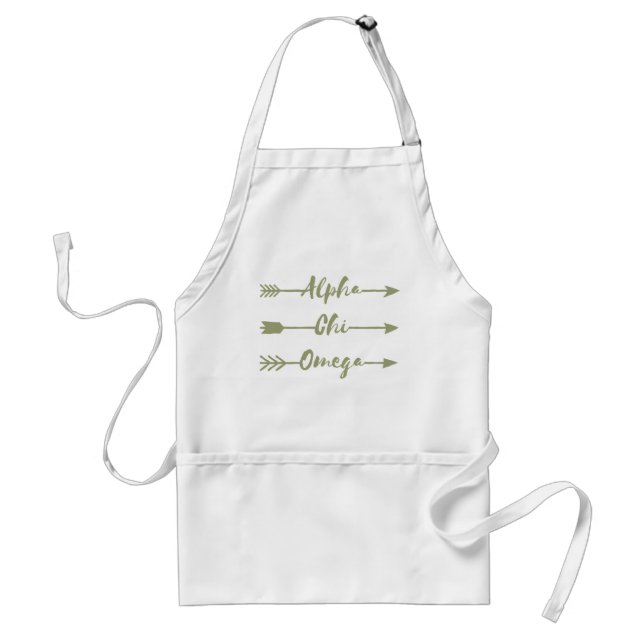 Alpha Chi Omega | Arrows Standard Apron (Front)