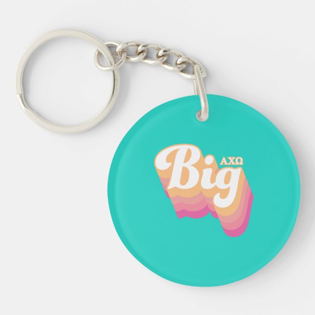 Alpha Chi Omega | Big Key Ring (Front)