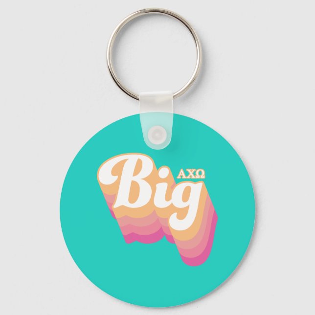 Alpha Chi Omega | Big Key Ring (Front)