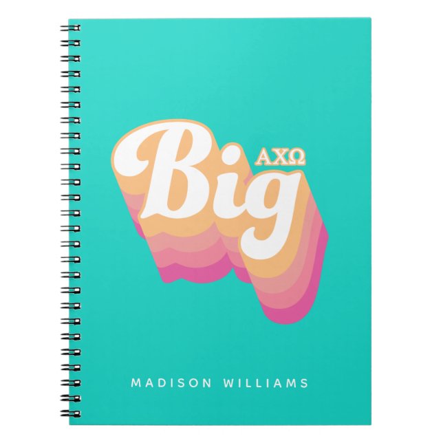 Alpha Chi Omega | Big Notebook (Front)