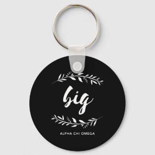Alpha Chi Omega   Big Wreath Key Ring