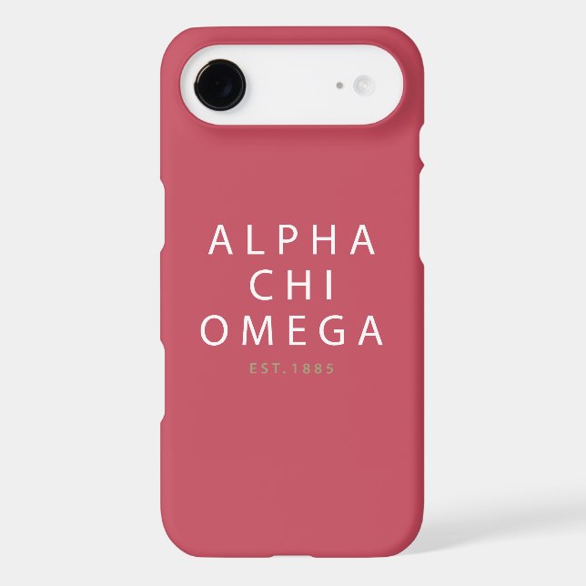 Alpha Chi Omega | Est. 1885 Case-Mate iPhone Case (Back)