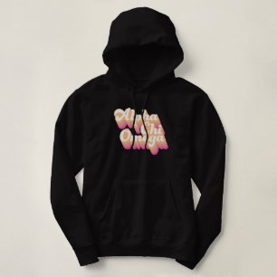 Alpha Chi Omega   Groovy Script Hoodie