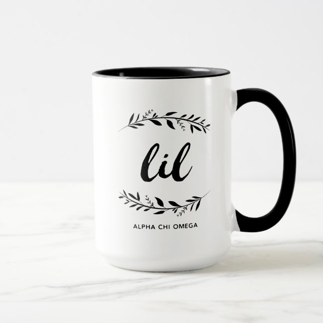 Alpha Chi Omega | Lil Wreath Mug (Right)