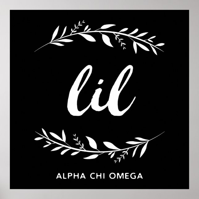 Alpha Chi Omega | Lil Wreath Poster (Front)