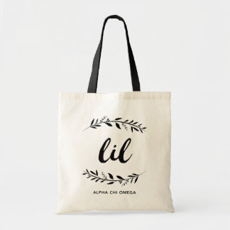 Alpha Chi Omega | Lil Wreath Tote Bag