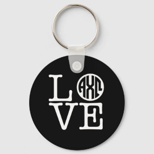 Alpha Chi Omega   Love Key Ring
