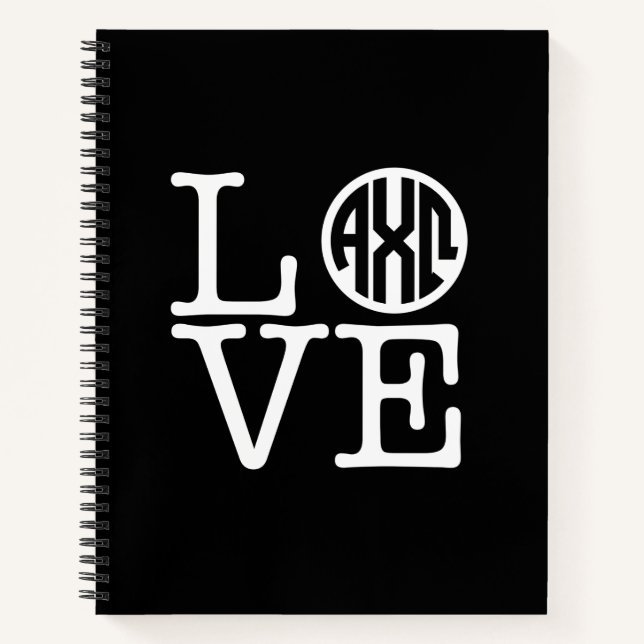 Alpha Chi Omega | Love Notebook (Front)