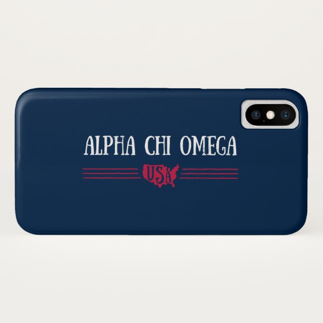 Alpha Chi Omega - USA Case-Mate iPhone Case (Back (Horizontal))