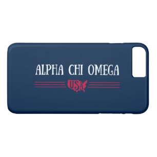 Alpha Chi Omega - USA iPhone 8 Plus/7 Plus Case