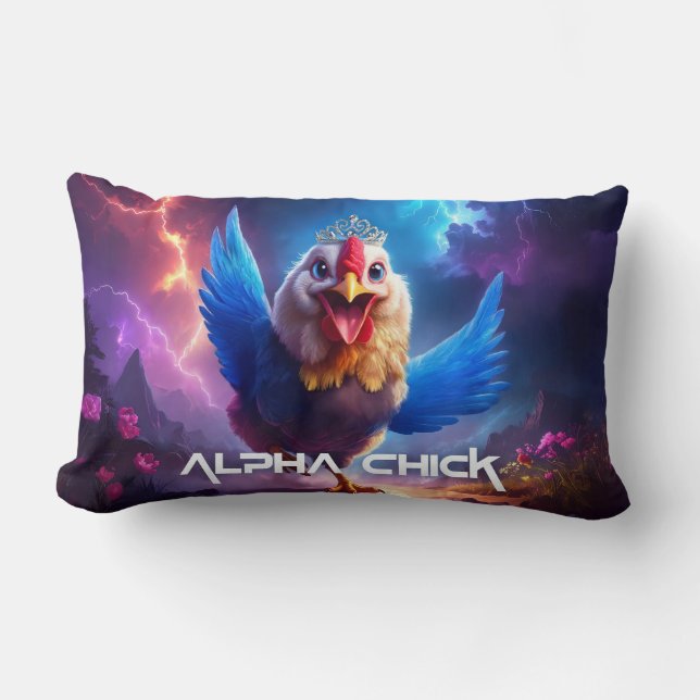 ALPHA CHICK LUMBAR CUSHION (Front)