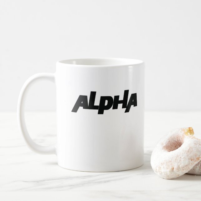 Alpha Coffee Mug (With Donut)