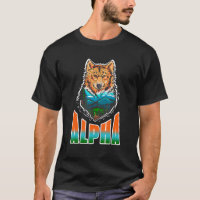 ALPHA Cool Awesome Wolf   Present