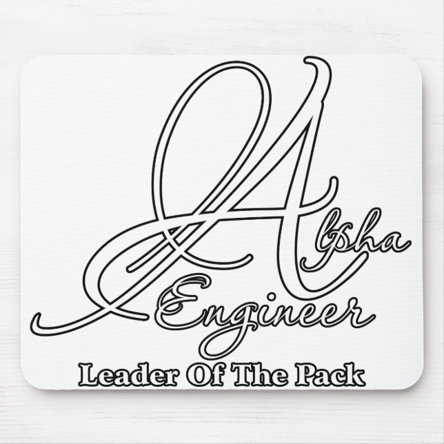 Alpha Engineer Mouse Pad (Front)