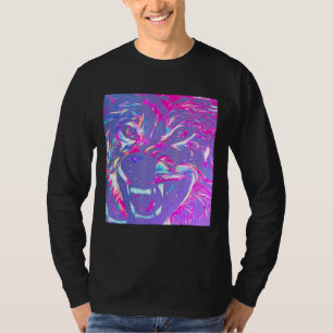 Alpha Face Angry Leader Wolf T-Shirt