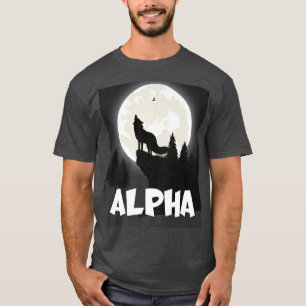 Alpha Fo Moonlight Hill Full Moon Backdrop Design  T-Shirt