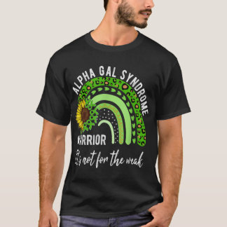 Alpha Gal Syndrom shirts sunflower rainbow awarene