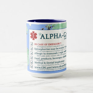 Alpha-gal Syndrome Awareness (15oz) Mug
