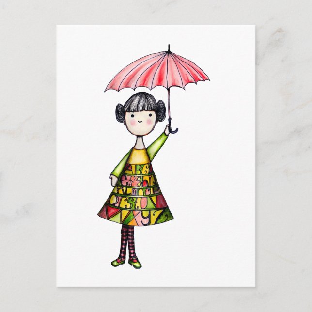 Alpha girl postcard (Front)