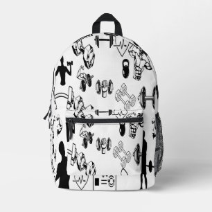Alpha Gym Backpack – Muscle Dumbbell Grip Design –